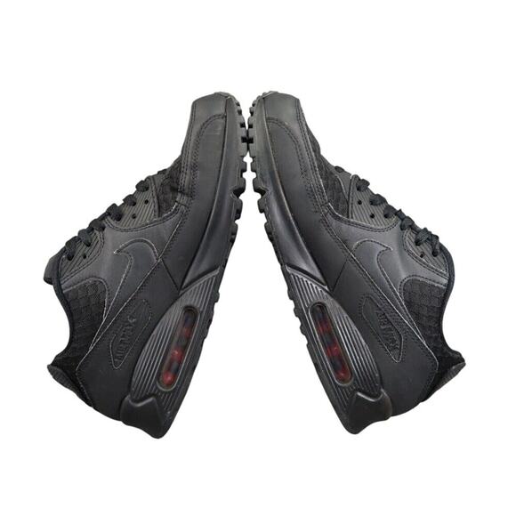 Nike Shoes Mens 8.5 Air Max 90 Ninja Pack Sneakers Athletic Running Black Active - Picture 10 of 15